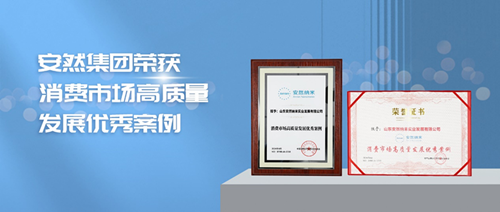 安然集团荣获中国消费市场高质量发展优秀案例